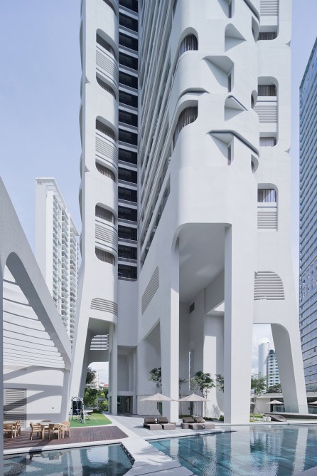 36 tầng Ardmore Residence, Singapore, của UNStudio (Ảnh: Iwan Baan ©)